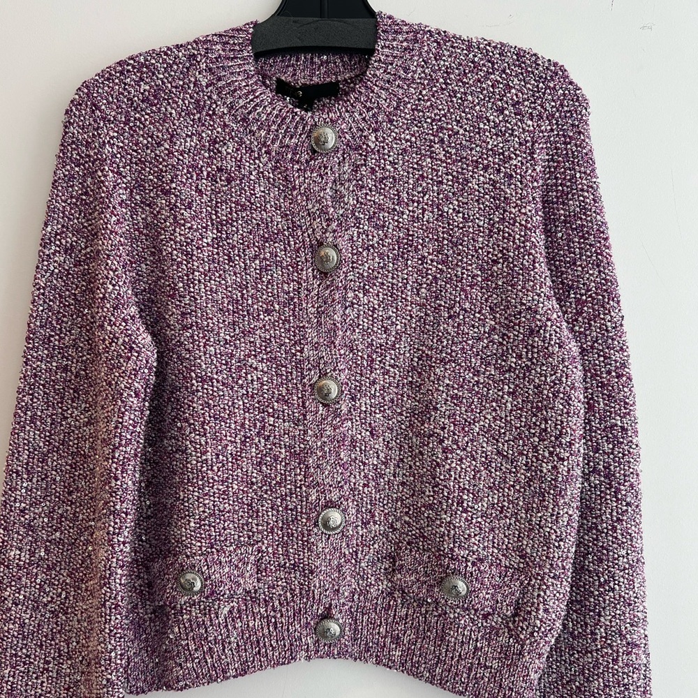 Maje sequin cardigan